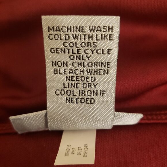 Catherine's Burgundy Lace Sheath 3/4 Bell Sleeve Lined Midi Dress, Size 0X - Picture 9 of 10